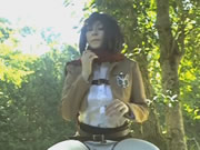 Cosplay Pubblico Outdoor Masturbation