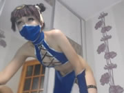 asia ragazza Cosplay Ninja